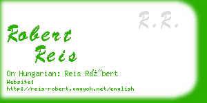 robert reis business card